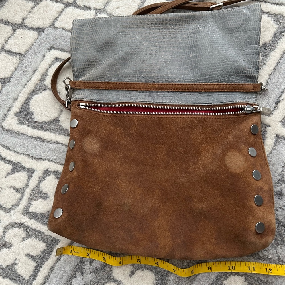 Hammitt Gray and Brown Crossbody Bag - Picture 2 of 6